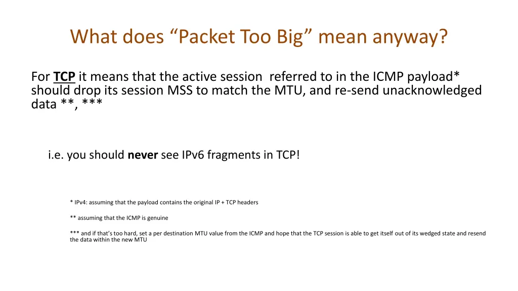 what does packet too big mean anyway 2