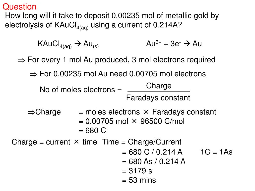 question 1
