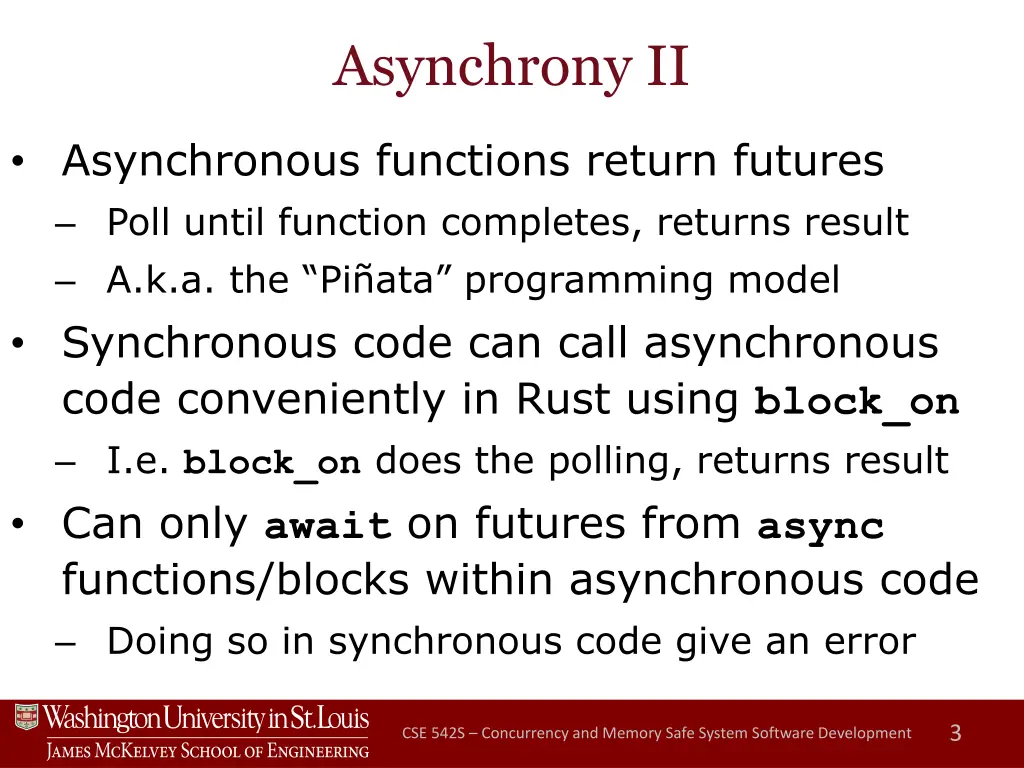 asynchrony ii