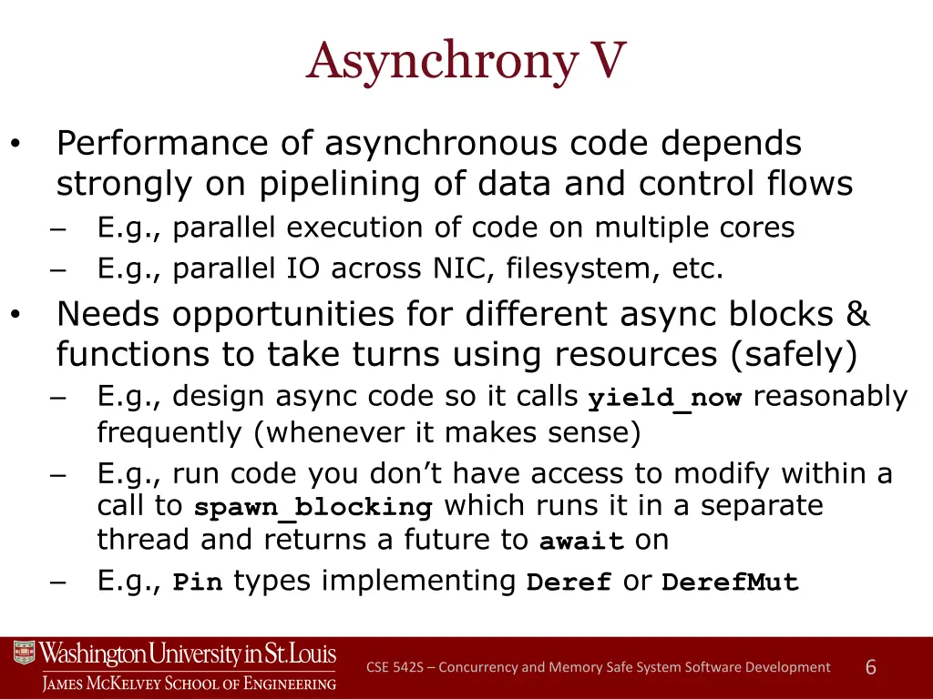 asynchrony v