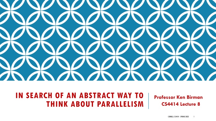 in search of an abstract way to think about