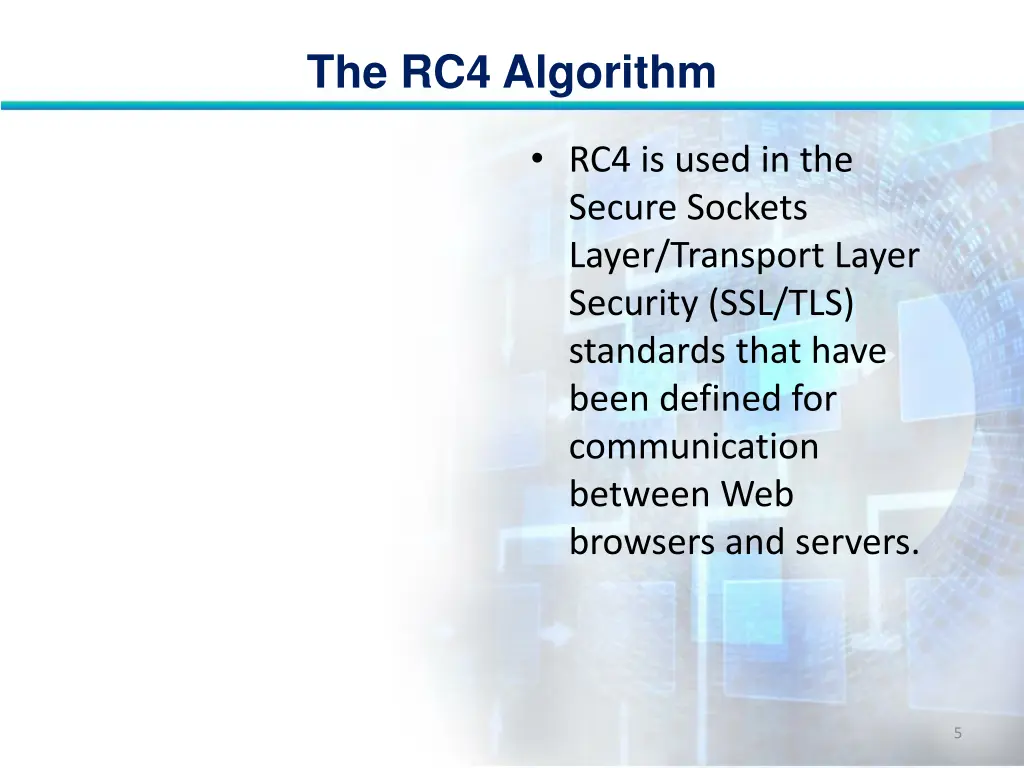the rc4 algorithm 4