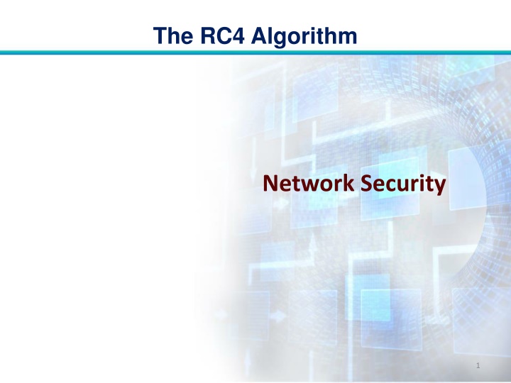 the rc4 algorithm