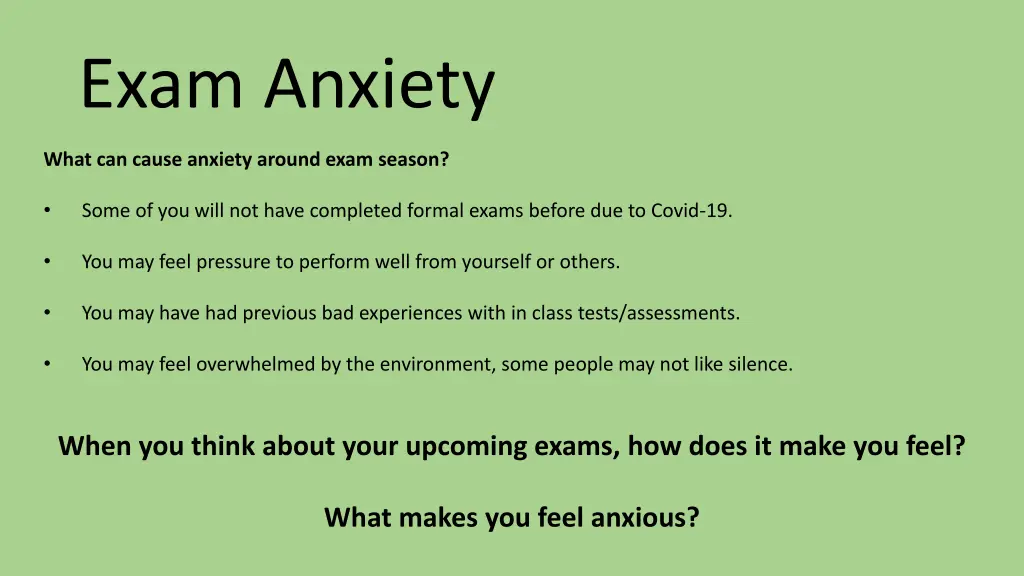 exam anxiety 1
