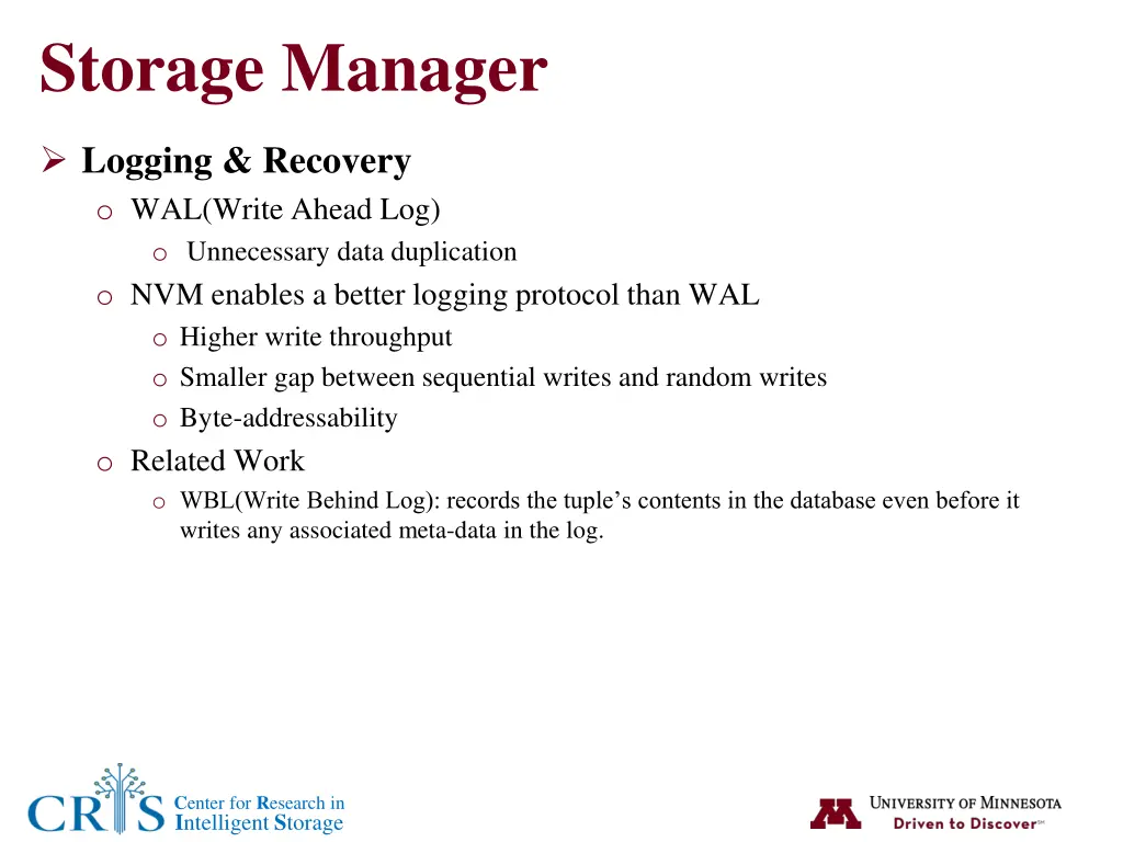 storage manager 1