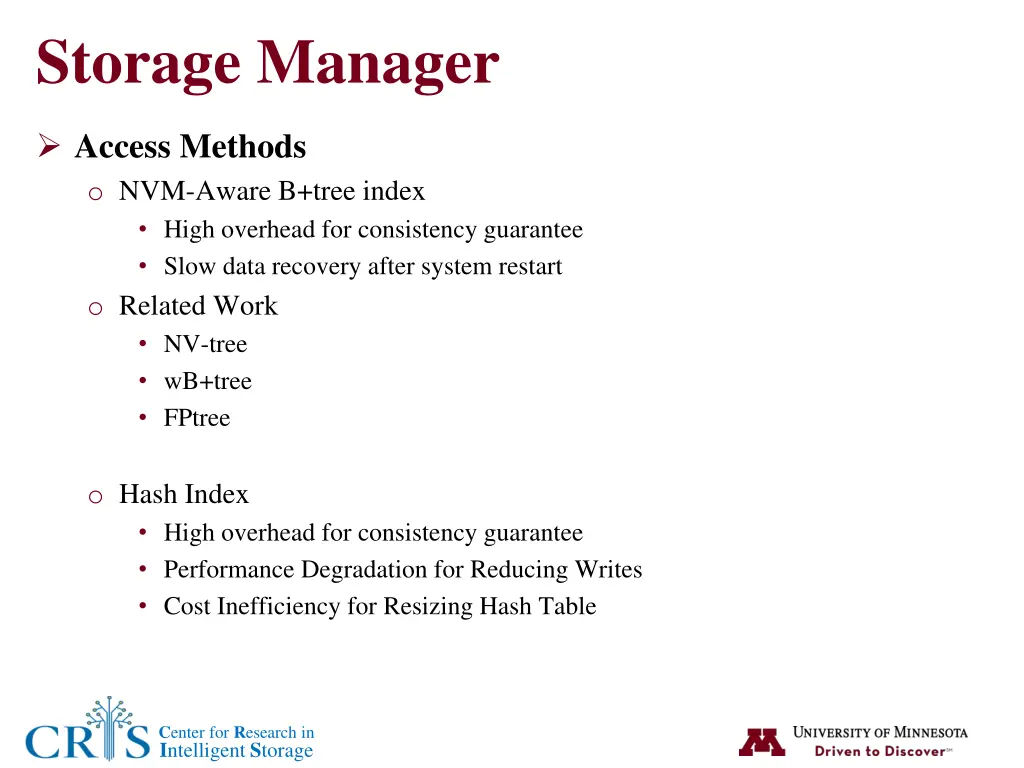storage manager