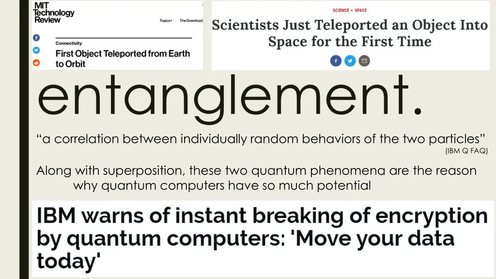 entanglement a correlation between individually