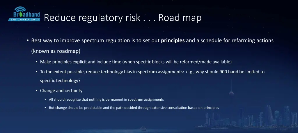 reduce regulatory risk road map