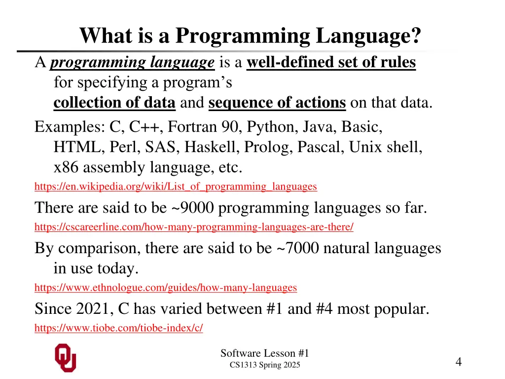 what is a programming language