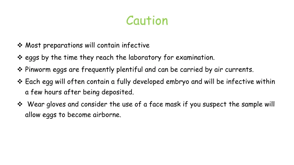 caution