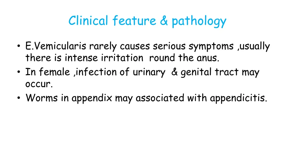 clinical feature pathology