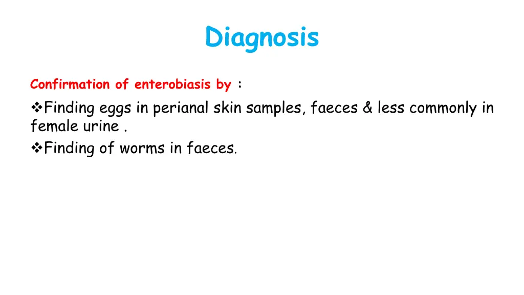 diagnosis