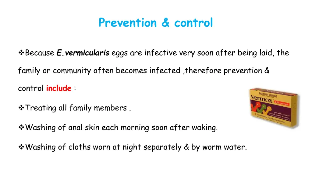 prevention control
