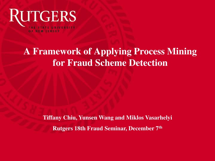 a framework of applying process mining for fraud