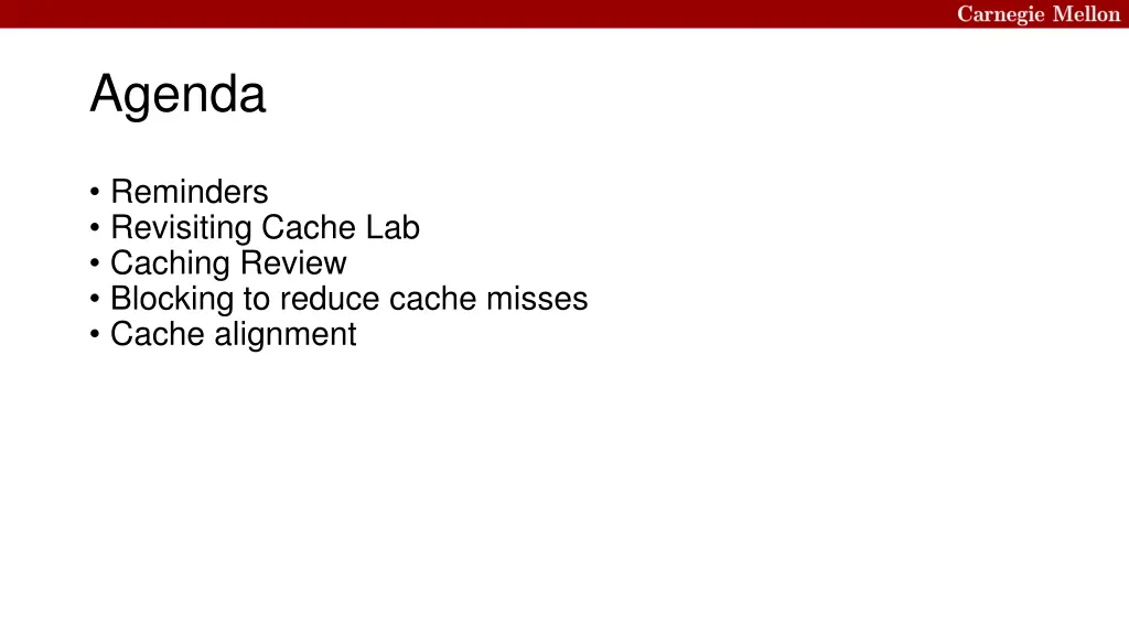 agenda