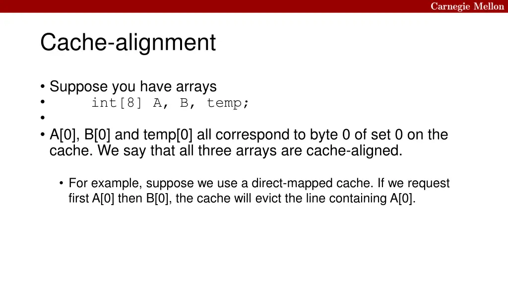 cache alignment