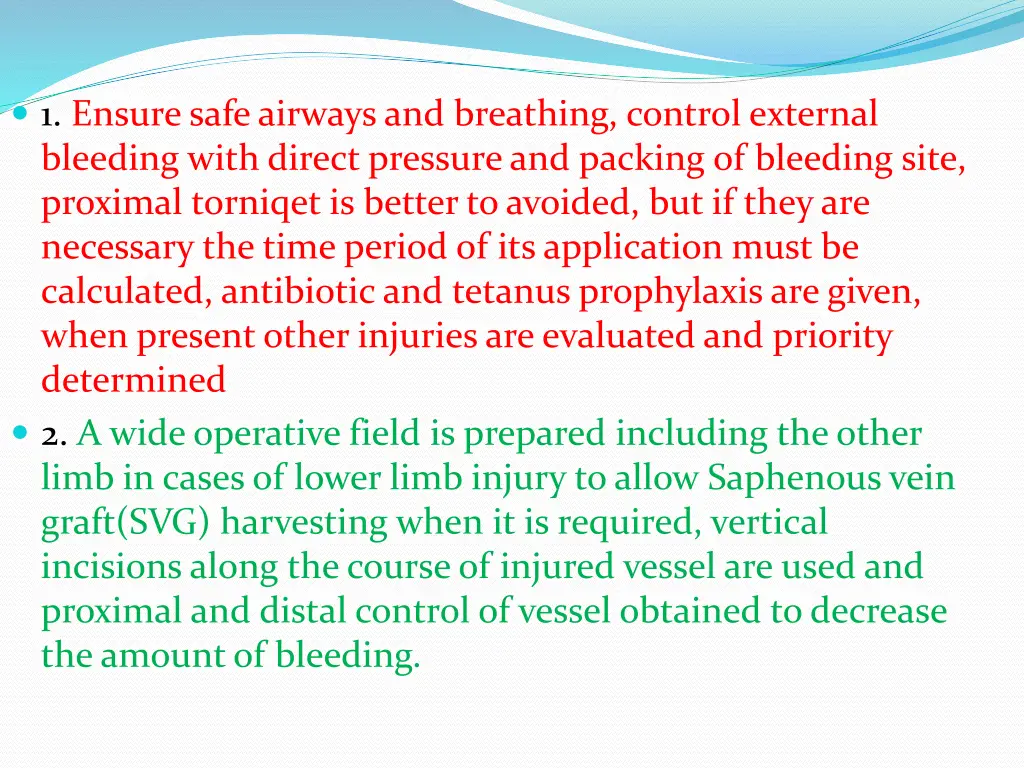 1 ensure safe airways and breathing control