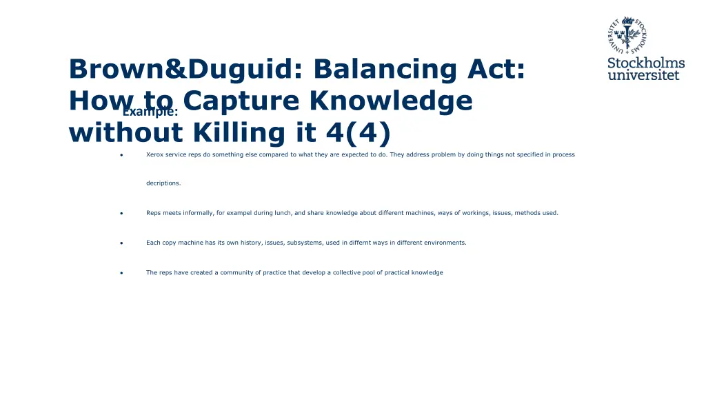 brown duguid balancing act how to capture 3