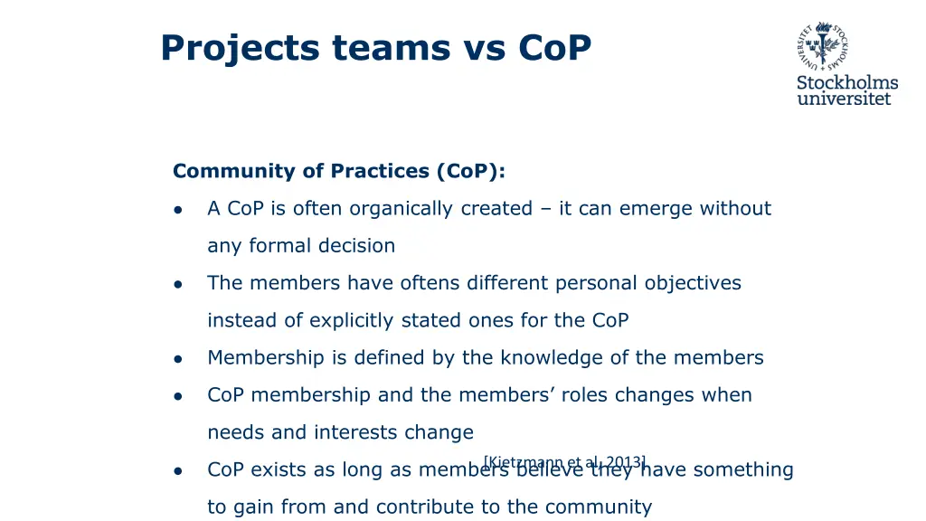 projects teams vs cop 1