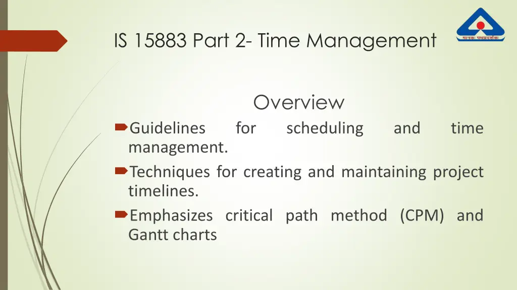 is 15883 part 2 time management