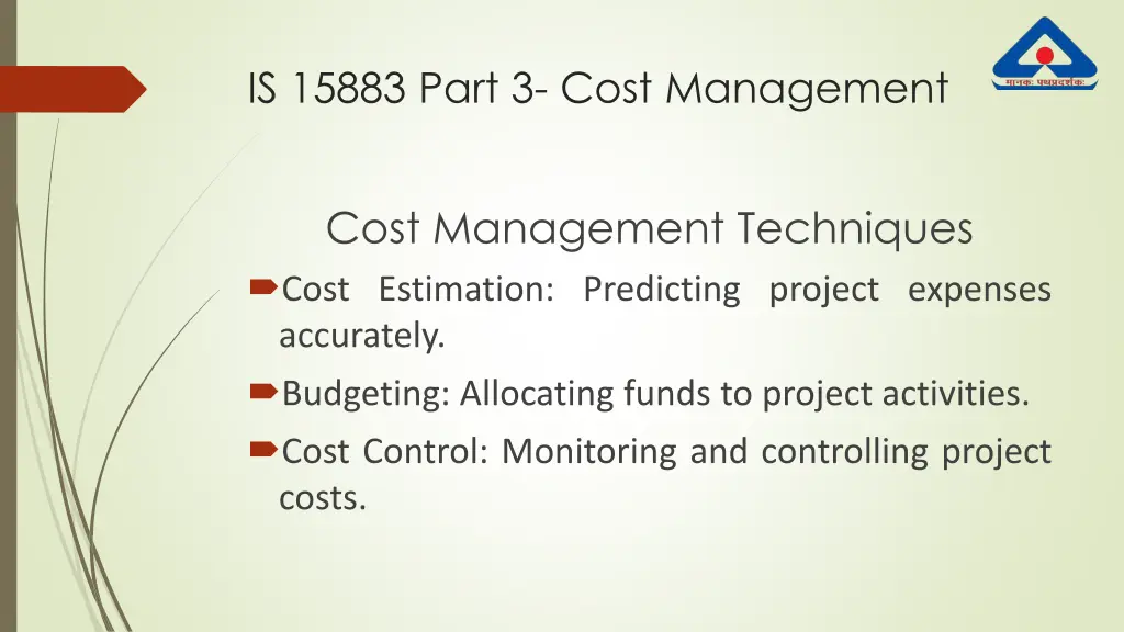 is 15883 part 3 cost management 1
