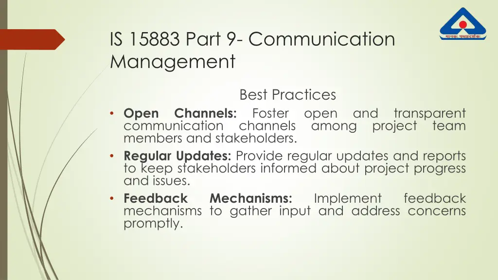 is 15883 part 9 communication management 2