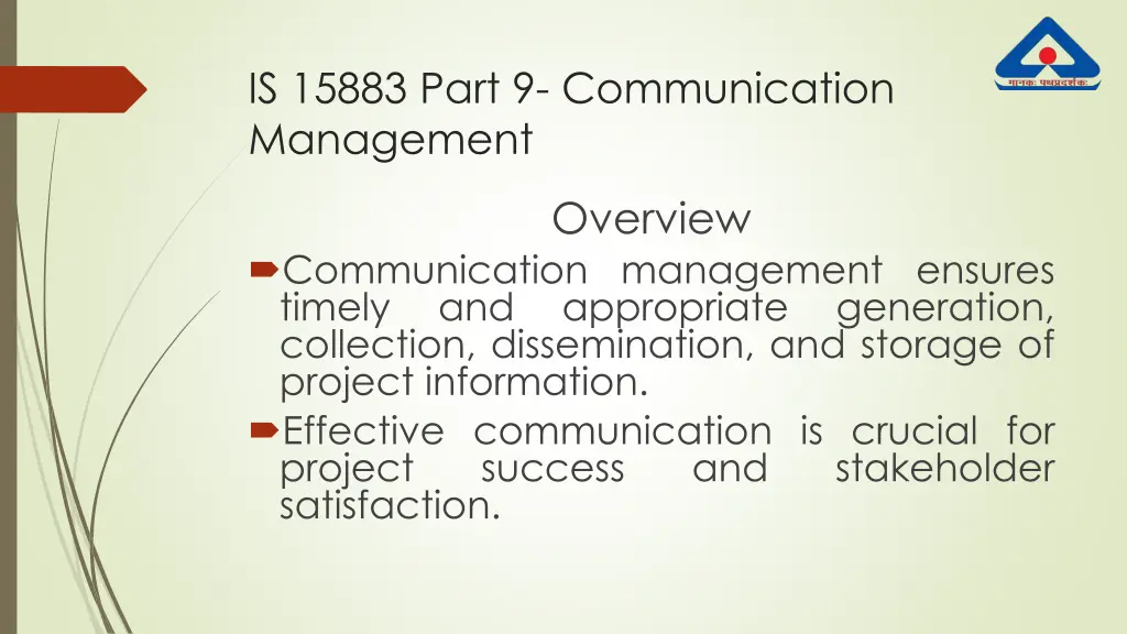 is 15883 part 9 communication management