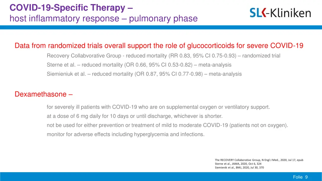 covid 19 specific therapy host inflammatory 1