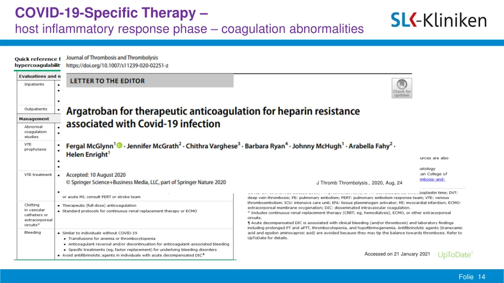 covid 19 specific therapy host inflammatory 6