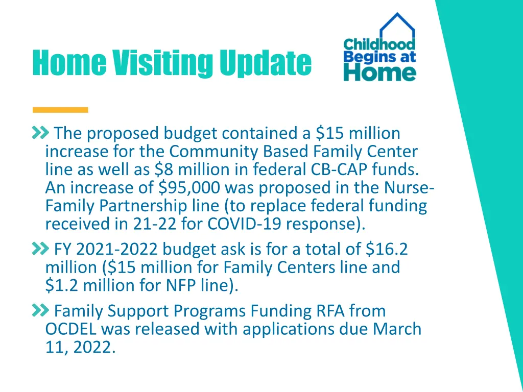 home visiting update