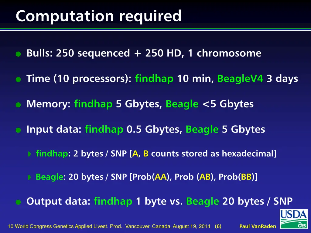 computation required