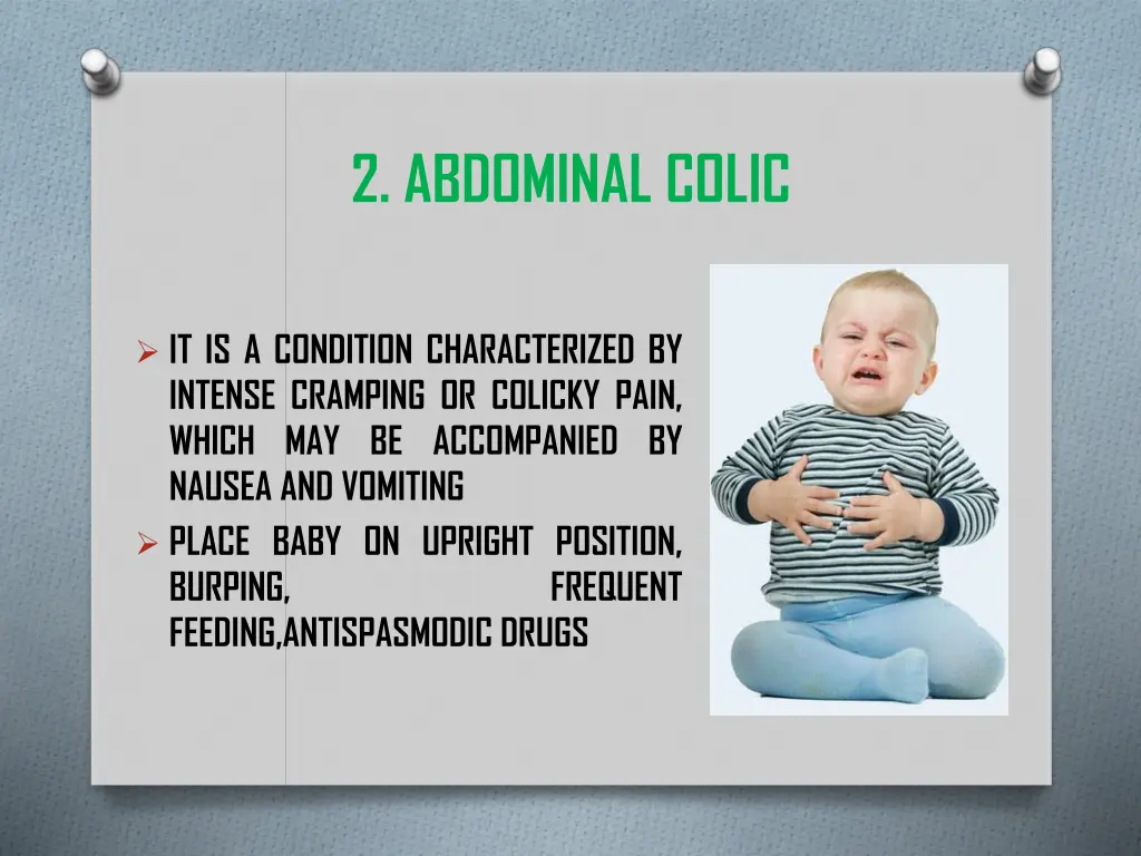 2 abdominal colic