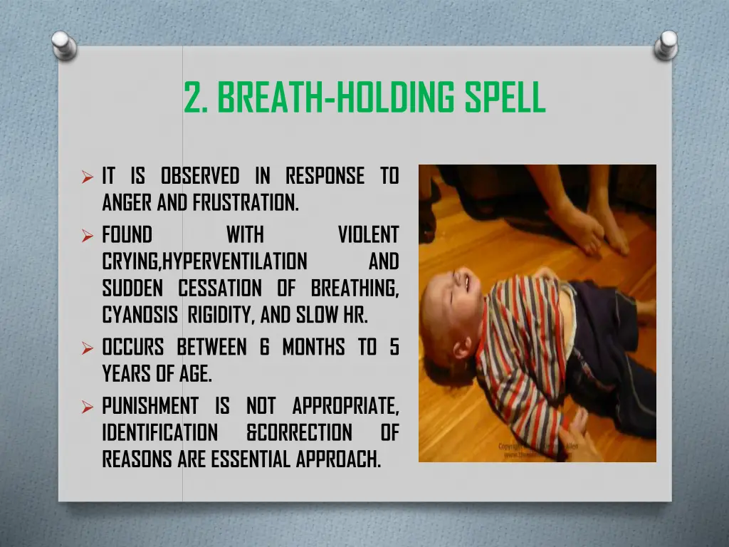 2 breath holding spell