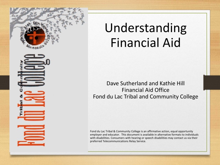 understanding financial aid