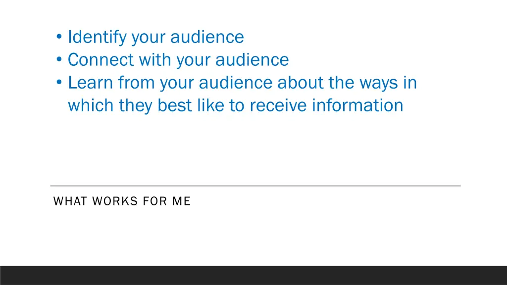 identify your audience connect with your audience 1