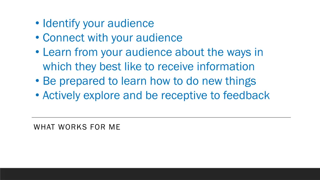 identify your audience connect with your audience 3