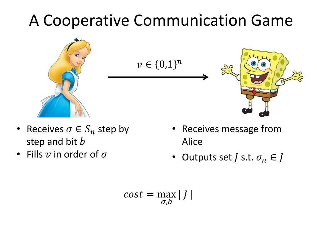 a cooperative communication game