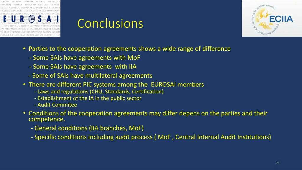 conclusions