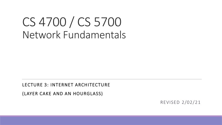 cs 4700 cs 5700 network fundamentals
