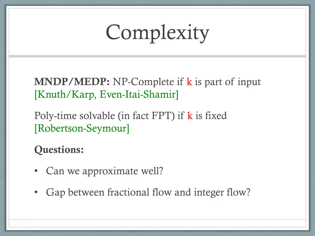 complexity