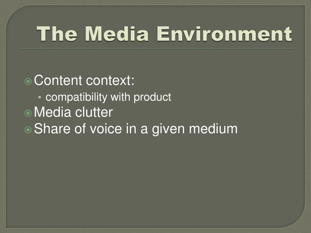 content context compatibility with product media