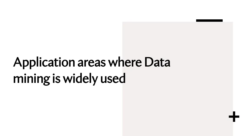 application areas where data application areas