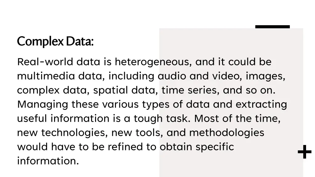 complex complexdata real world data
