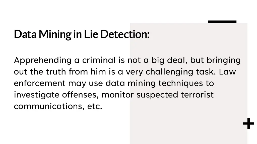 data mining in lie detection data mining