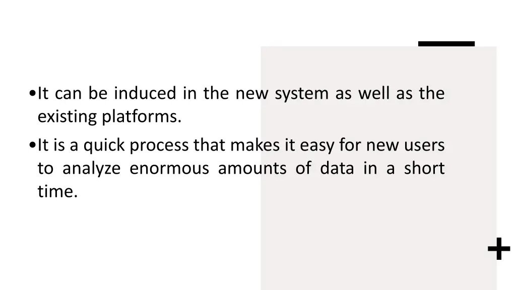 it can be induced in the new system as well