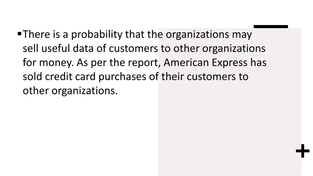 there is a probability that the organizations