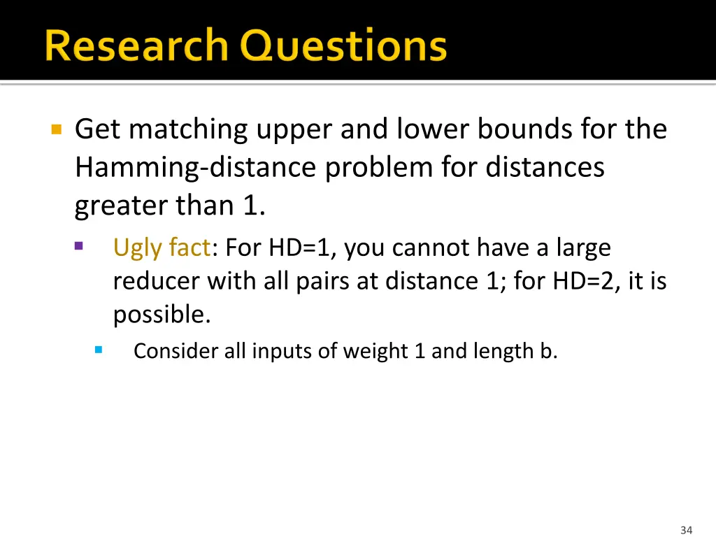 get matching upper and lower bounds