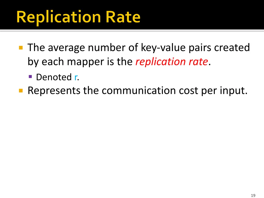 the average number of key value pairs created