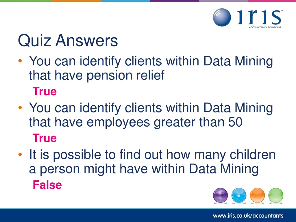 quiz answers you can identify clients within data