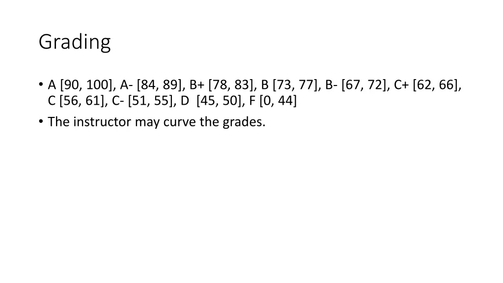 grading